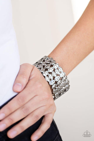 Paparazzi Tectonic Texture Black Bracelet