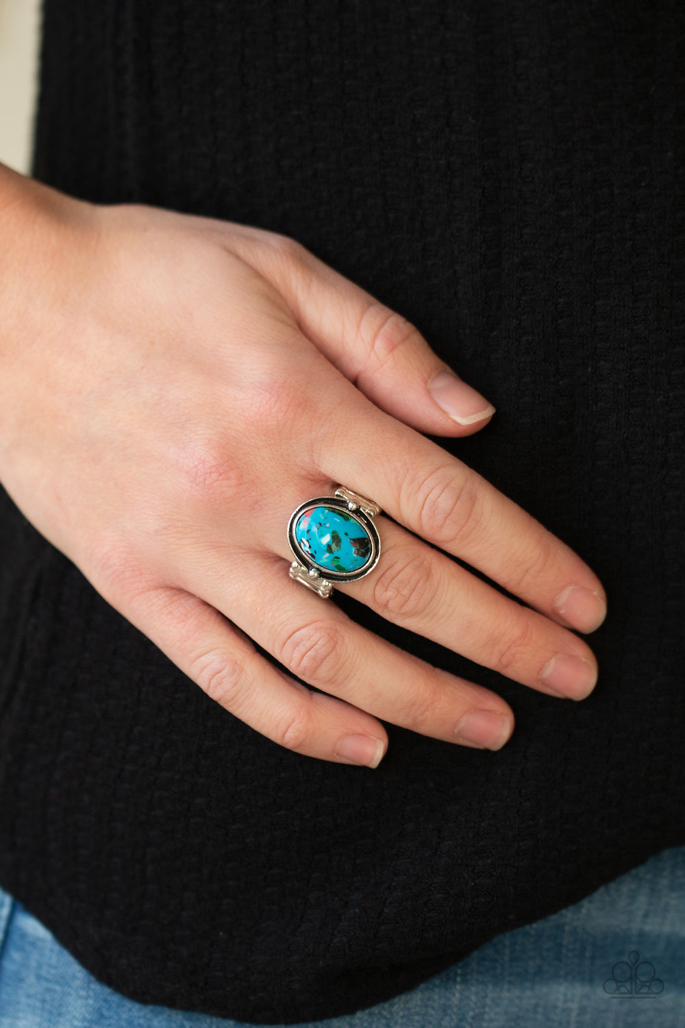 Terrifically Terrazzo Blue Ring*