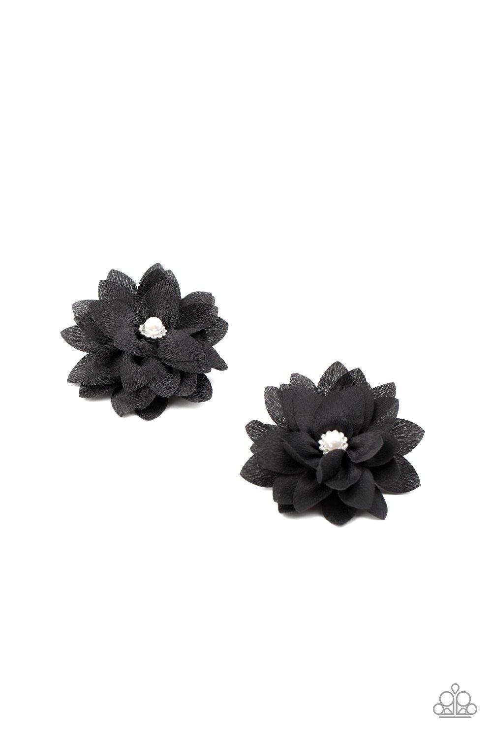 Things That Go BLOOM! Black Hair Clips - Nothin' But Jewelry by Mz. Netta