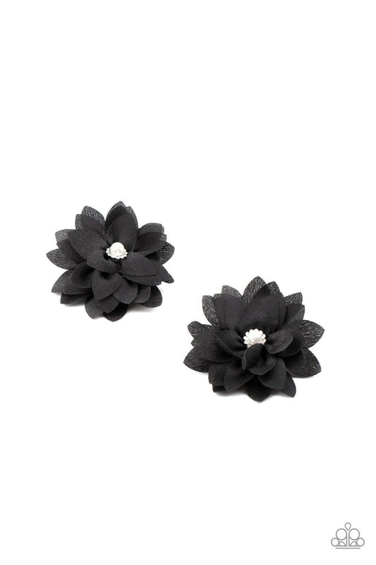 Things That Go BLOOM! Black Hair Clips - Nothin' But Jewelry by Mz. Netta