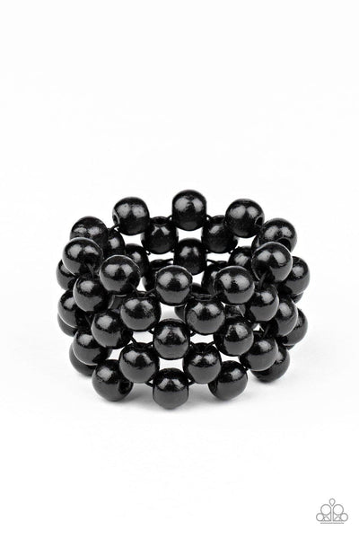 Paparazzi Tiki Tropicana Black Bracelet