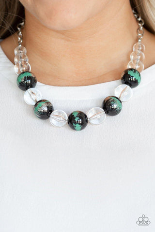 Paparazzi Torrid Tide Green Necklace