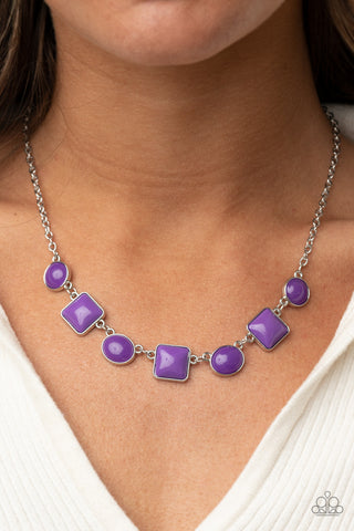 Trend Worthy Purple Necklace