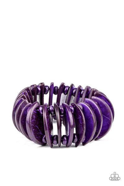 Paparazzi Tropical Tiki Bar Purple Bracelet