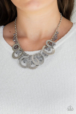 Paparazzi Turn It Up Silver Necklace