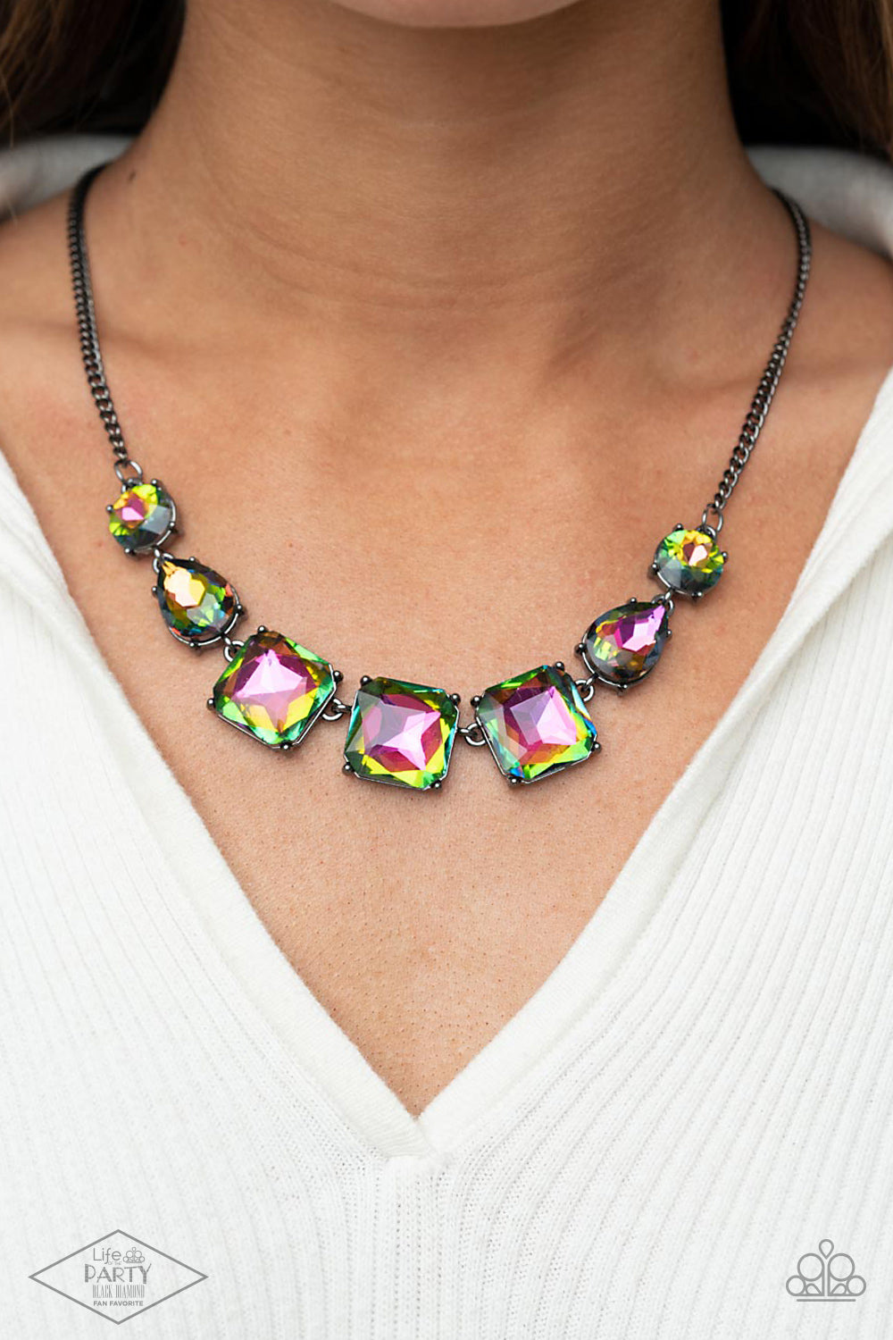 Unfiltered Confidence Multi Necklace - August 2021 Life of the Party