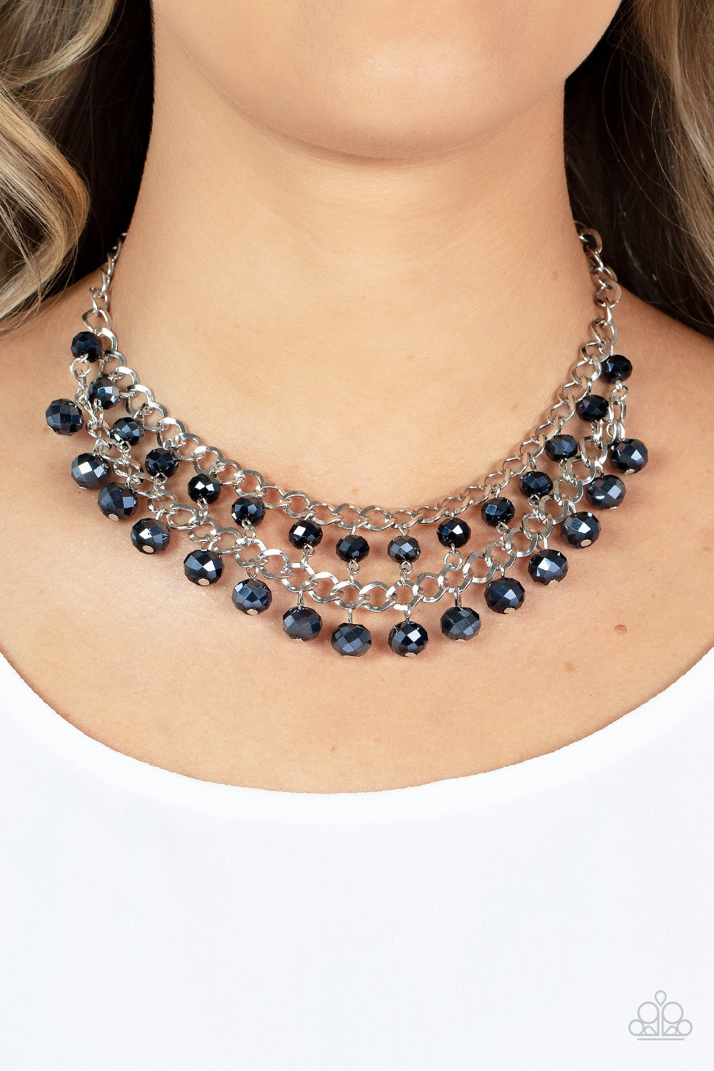 Paparazzi Accessories Urban Palace Blue Necklace