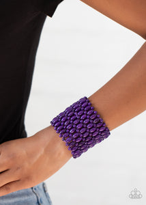 Way Down In Kokomo Purple Bracelet