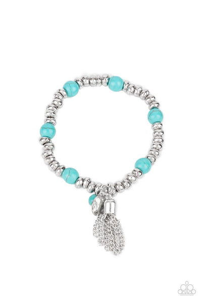 Whimsically Wanderlust Blue Bracelet