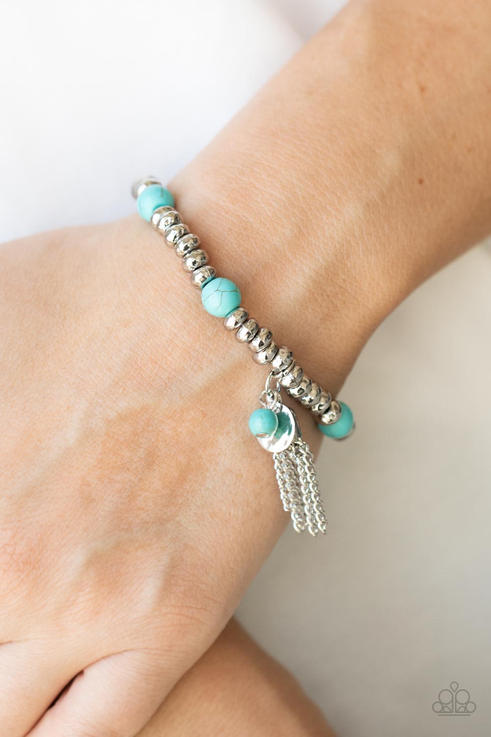 Whimsically Wanderlust Blue Bracelet