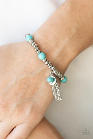 Whimsically Wanderlust Blue Bracelet