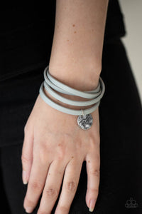 Wonderfully Worded  Silver Bracelet