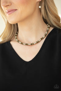 Paparazzi ZEN You Least Expect It Brass Necklace