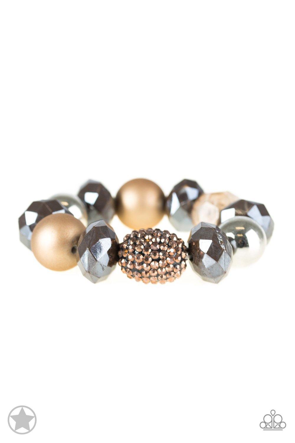 A Warm Welcome Brown Necklace - Nothin' But Jewelry by Mz. Netta